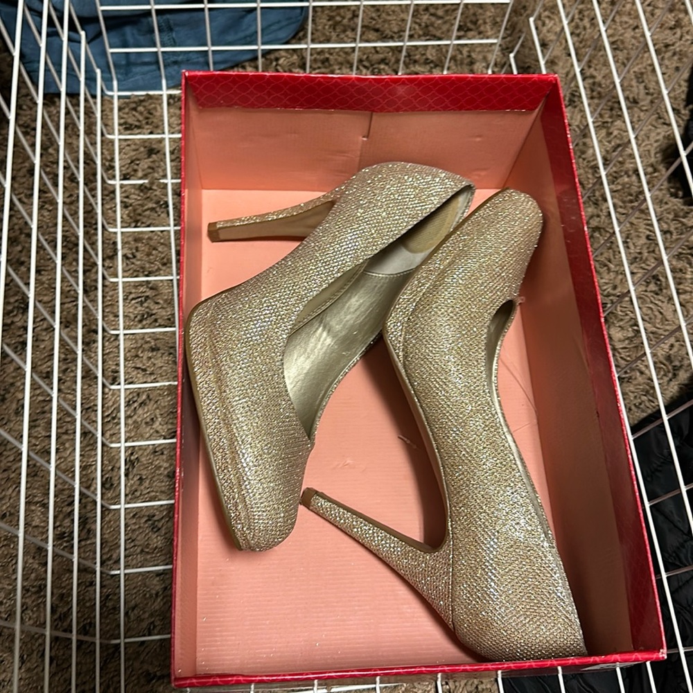 Kelly and Katie high heels